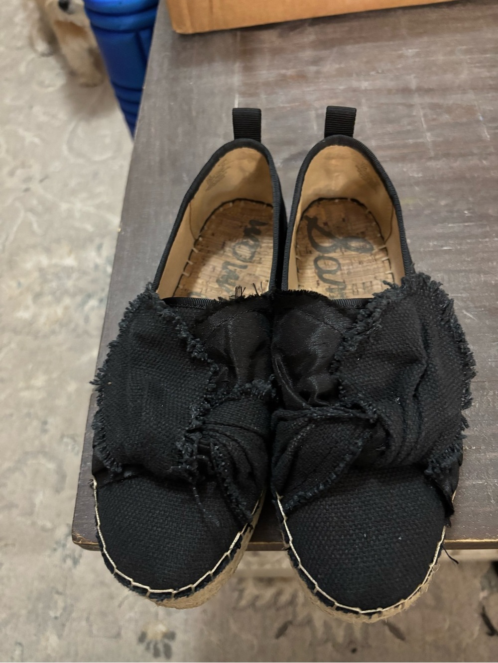 Sam Edelman Espadrille Slip-Ons with Knotted Canvas Detail
